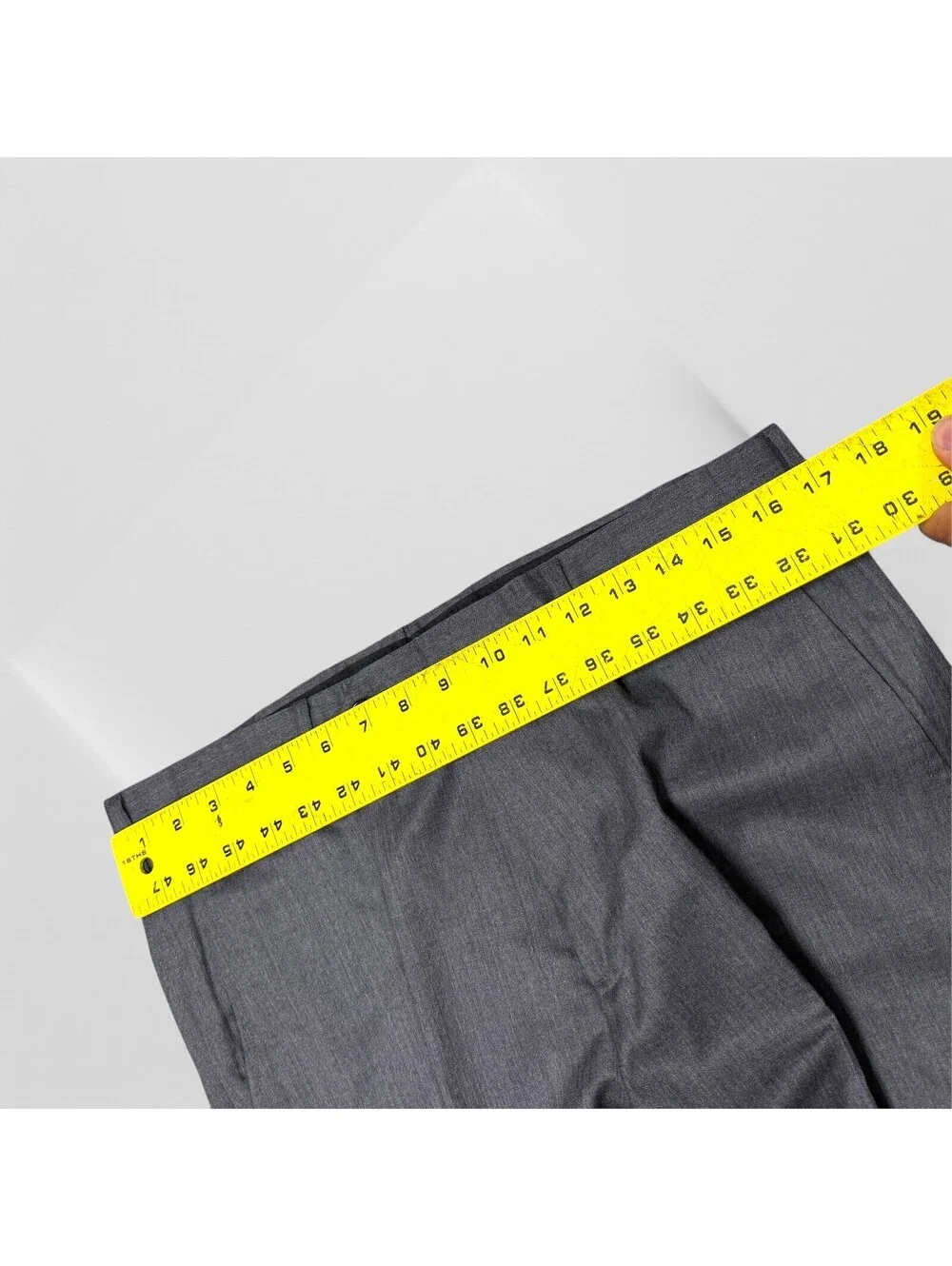 Southwick Clothes Dress Pants Men 32 32x29) 110s Wool Cuffed Charcoal Gray NWOT